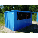 Contenedor barra desmontable 4 x 2 m XL azul RAL 5015