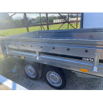 Remolque plataforma abatible Martz 254 x 153 cm 750 kg 2 ejes - Imagen 2