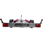 Remolque portabarcos Unitrailer Jet Alu 750 kg - Imagen 3