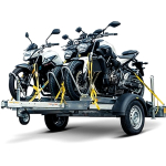 Remolque portamotos Humbaur HM 752113 para 3 motos - Imagen 3