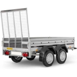 Remolque basculante Brenderup 2260 T 2,60 x 1,28 m 750 kg - Imagen 13