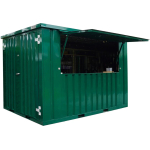 Contenedor barra 2952 x 2290 x 2240 mm verde RAL 6016