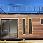 Cafetería modular 18 m² con 2 medios baños - Imagen 2