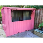 Contenedor barra desmontable 3 x 2 m rosa - Imagen 2