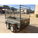 Remolque de carga 2 ejes 2500 x 1500 x 500 mm MMA 750 kg - Imagen 4