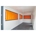 Contenedor marítimo 20 pies High Cube lateral abierto blanco - Imagen 3