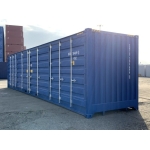 Contenedor marítimo 40 pies High Cube con puertas laterales