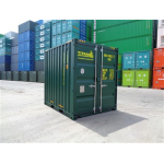 Contenedor marítimo 10 pies High Cube nuevo verde - Imagen 2