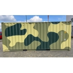 Contenedor marítimo 20 pies camuflaje