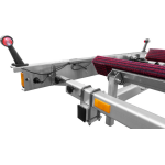 Remolque portabarcos Unitrailer Jet Alu 750 kg - Imagen 4