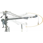 Remolque basculante 1000 kg con grúa y caja galvanizada - Imagen 3